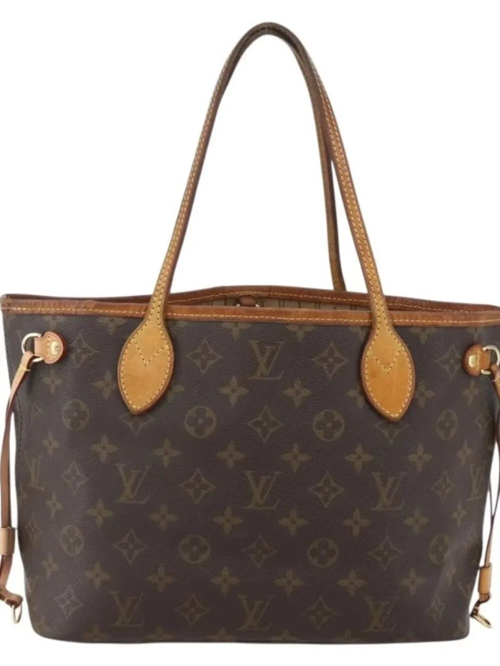 LOUIS VUITTON Monogram Neverfull PM Tote Bag M40155 LV Auth am10359